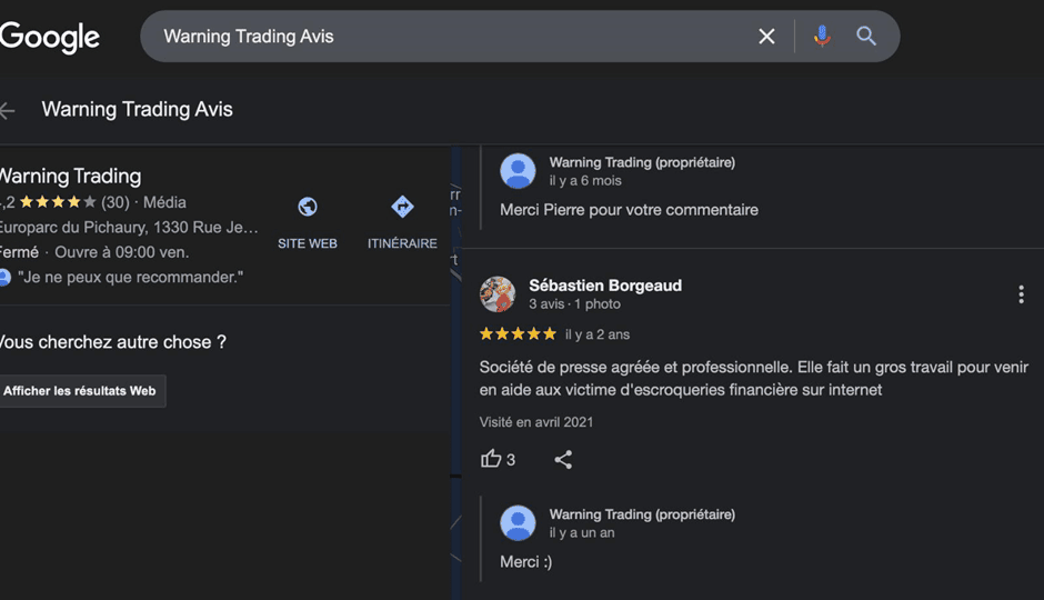 Warning Trading : à votre avis, informations ou commerciaux ? 10 warning trading a votre avis informations ou commerciaux 10