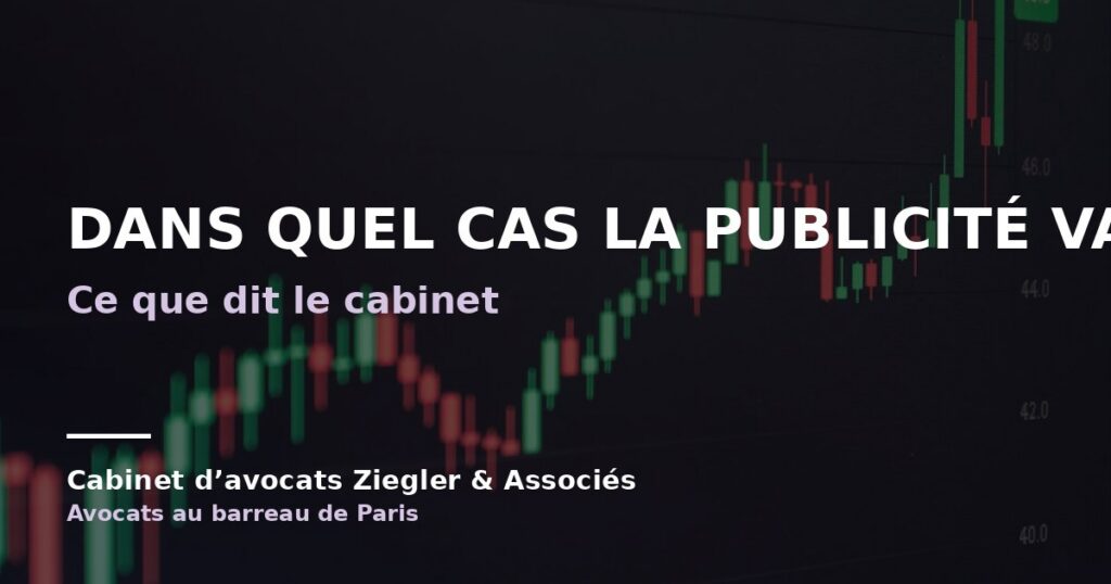 Dans quel cas la publicité vaut arnaque avis