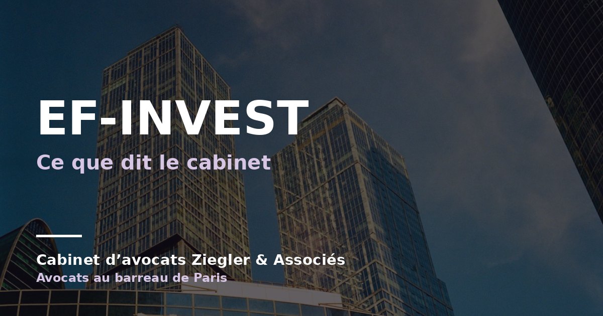 ef-invest avis