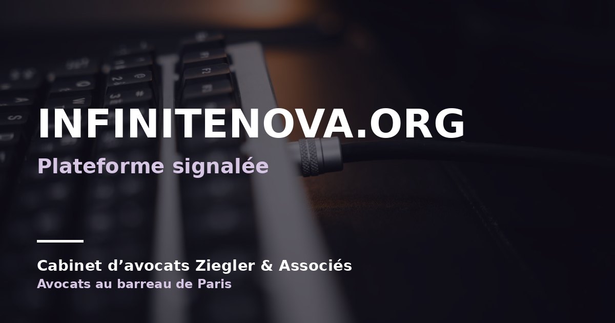 infinitenova.org arnaque