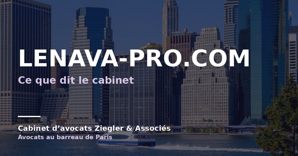 lenava-pro.com arnaque avis