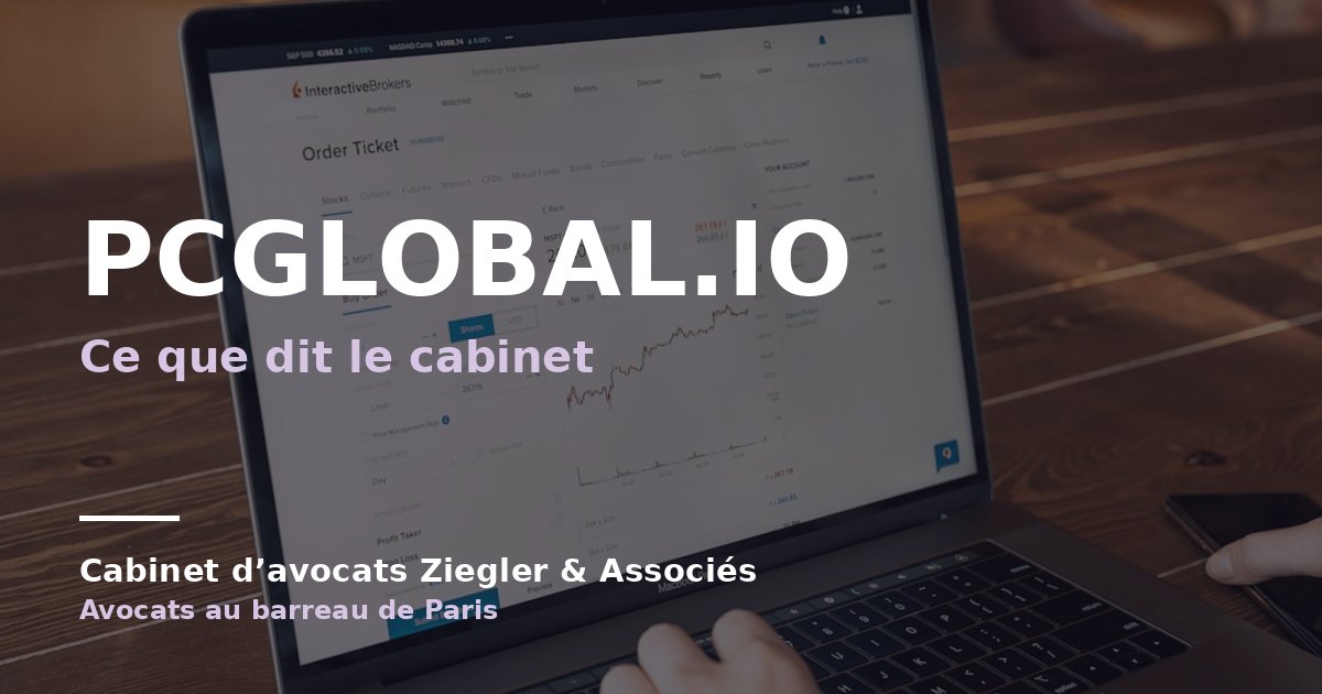 pcglobal.io arnaque