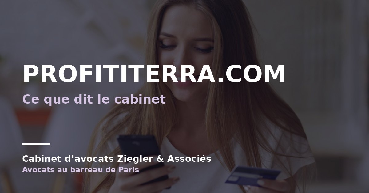 Profititerra.com arnaque avis