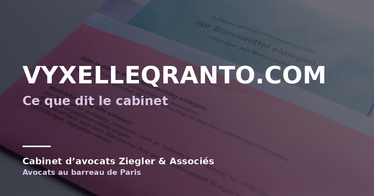vyxelleqranto.com arnaque